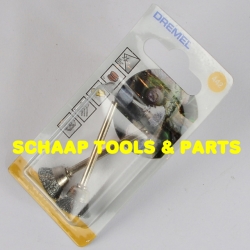 Borstel staaldraad kom model 13mm per 2 verpakt | 442